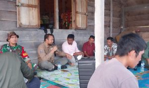 DUDUK BERSILA BERSAMA DENGAN MASYARAKAT, KEPALA BALAI TN TESSO NILO TEKANKAN PENTINGNYA JAGA HUTAN