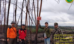 JAGA HARMONISASI DENGAN MASYARAKAT, PETUGAS PIKET TN TESSO NILO ANJANGSANA KE TOKOH MASYARAKAT