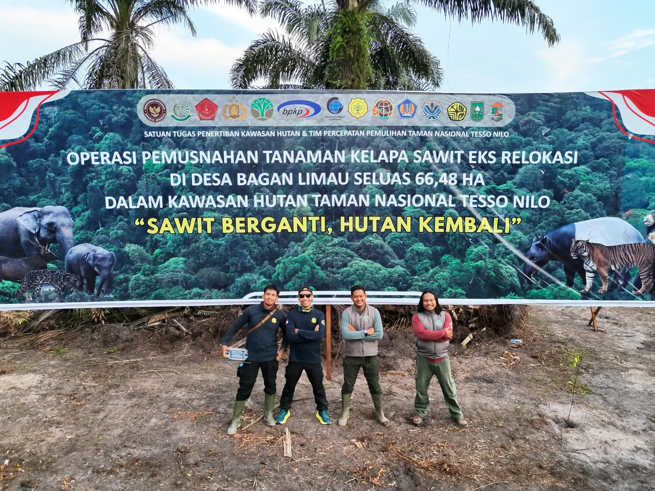 Menjemput Asa Tesso Nilo: Deru Ekskavator dan Peluh Petugas di Jantung Hutan yang Terluka